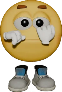 Emotiguy giving the finger... wait no, he's giving thumbs up